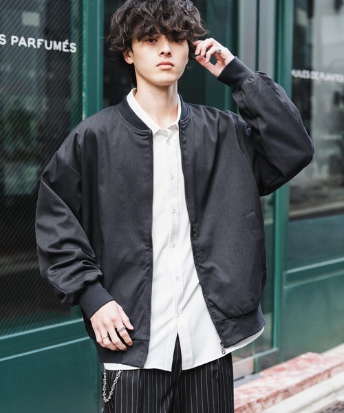 セール】オーバーサイズ TRストレッチMA-1/ジップアップショート