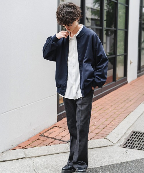 セール】オーバーサイズ TRストレッチMA-1/ジップアップショート