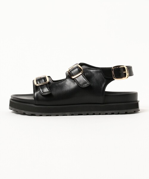 B:MING by BEAMS(ビーミングバイビームス)の「バックルベルト サンダル(22.5~24.5cm)(サンダル・レディース・ホワイト系その他6/ブラック・23.5cm/22.5cm/24.5cm)」の13枚目の写真