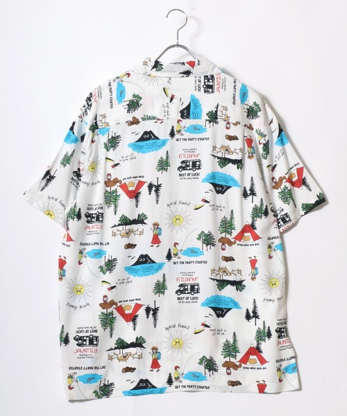 MARUKAWA(マルカワ)の「レーヨン アロハシャツ/オープンカラー/開襟シャツ 大きいサイズ (2L,3L,4L,5L)(シャツ/ブラウス・メンズ・ホワイト/ベージュ/ホワイト系その他/グリーン系その他/ブルー/ブラック系その他/ブラック/ブラック系その他2/ベージュ系その他・5L/4L/3L/2L)」の14枚目の写真