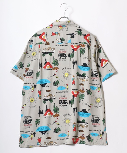 MARUKAWA(マルカワ)の「レーヨン アロハシャツ/オープンカラー/開襟シャツ 大きいサイズ (2L,3L,4L,5L)(シャツ/ブラウス・メンズ・ホワイト/ベージュ/ホワイト系その他/グリーン系その他/ブルー/ブラック系その他/ブラック/ブラック系その他2/ベージュ系その他・5L/4L/3L/2L)」の16枚目の写真