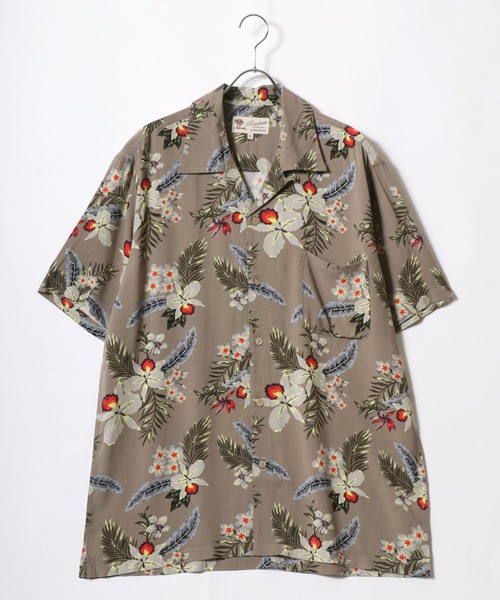 MARUKAWA(マルカワ)の「レーヨン アロハシャツ/オープンカラー/開襟シャツ 大きいサイズ (2L,3L,4L,5L)(シャツ/ブラウス・メンズ・ホワイト/ベージュ/ホワイト系その他/グリーン系その他/ブルー/ブラック系その他/ブラック/ブラック系その他2/ベージュ系その他・5L/4L/3L/2L)」の21枚目の写真