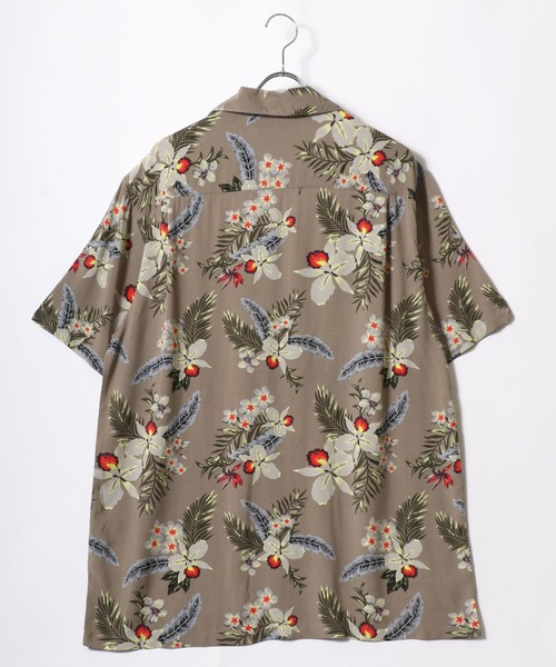 MARUKAWA(マルカワ)の「レーヨン アロハシャツ/オープンカラー/開襟シャツ 大きいサイズ (2L,3L,4L,5L)(シャツ/ブラウス・メンズ・ホワイト/ベージュ/ホワイト系その他/グリーン系その他/ブルー/ブラック系その他/ブラック/ブラック系その他2/ベージュ系その他・5L/4L/3L/2L)」の22枚目の写真