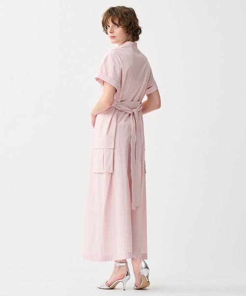 uncrave(アンクレイヴ)の「カラータイプライター シャツワンピース(ドレス・レディース・ピンク系/グレー系/ホワイト系・1/2)」の6枚目の写真