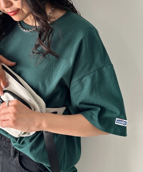 Gerry Cosby（ジェリーコスビー）の「GERRY cosby(ジェリーコスビー)/別注 半袖 ワッペン Tシャツ（Tシャツ/カットソー・レディース・ブラック/ネイビー/ホワイト/グリーン・M/L/XL）」の3枚目の写真