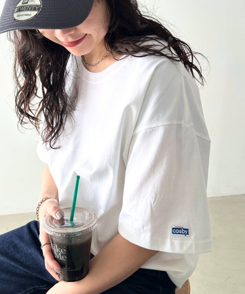 Gerry Cosby（ジェリーコスビー）の「GERRY cosby(ジェリーコスビー)/別注 半袖 ワッペン Tシャツ（Tシャツ/カットソー・レディース・ブラック/ネイビー/ホワイト/グリーン・M/L/XL）」の13枚目の写真