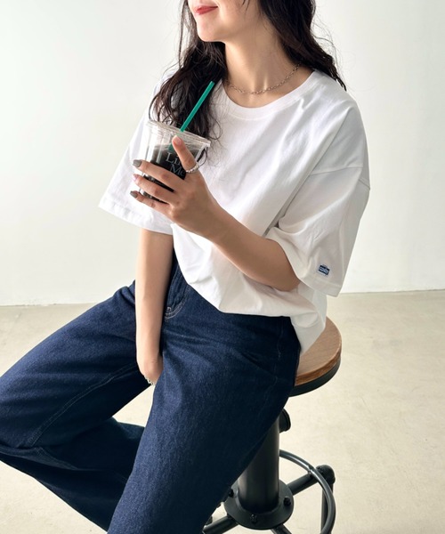 Gerry Cosby（ジェリーコスビー）の「GERRY cosby(ジェリーコスビー)/別注 半袖 ワッペン Tシャツ（Tシャツ/カットソー・レディース・ブラック/ネイビー/ホワイト/グリーン・M/L/XL）」の14枚目の写真