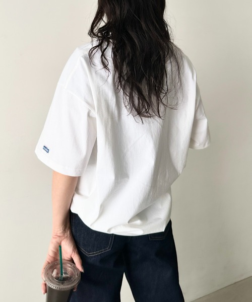 Gerry Cosby（ジェリーコスビー）の「GERRY cosby(ジェリーコスビー)/別注 半袖 ワッペン Tシャツ（Tシャツ/カットソー・レディース・ブラック/ネイビー/ホワイト/グリーン・M/L/XL）」の10枚目の写真