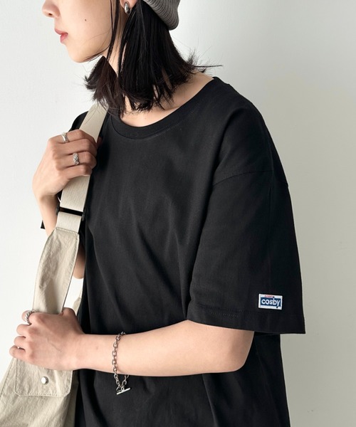 Gerry Cosby（ジェリーコスビー）の「GERRY cosby(ジェリーコスビー)/別注 半袖 ワッペン Tシャツ（Tシャツ/カットソー・レディース・ブラック/ネイビー/ホワイト/グリーン・M/L/XL）」の6枚目の写真