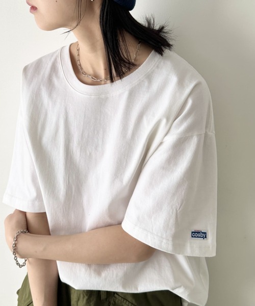 Gerry Cosby（ジェリーコスビー）の「GERRY cosby(ジェリーコスビー)/別注 半袖 ワッペン Tシャツ（Tシャツ/カットソー・レディース・ブラック/ネイビー/ホワイト/グリーン・M/L/XL）」の18枚目の写真