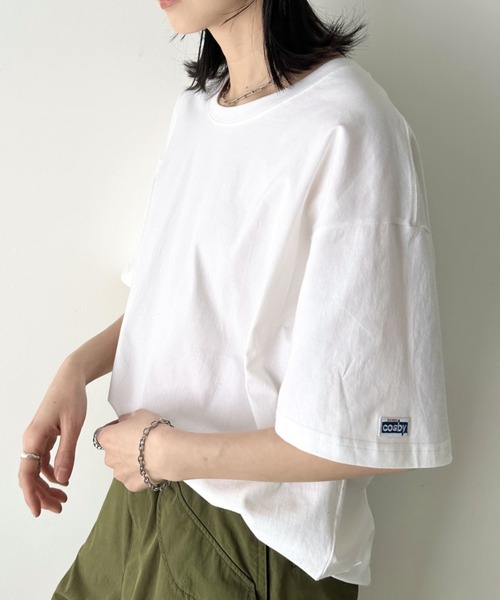 Gerry Cosby（ジェリーコスビー）の「GERRY cosby(ジェリーコスビー)/別注 半袖 ワッペン Tシャツ（Tシャツ/カットソー・レディース・ブラック/ネイビー/ホワイト/グリーン・M/L/XL）」の16枚目の写真