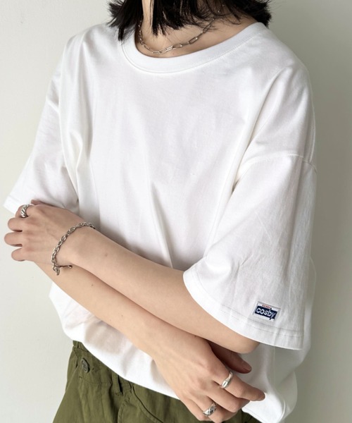 Gerry Cosby（ジェリーコスビー）の「GERRY cosby(ジェリーコスビー)/別注 半袖 ワッペン Tシャツ（Tシャツ/カットソー・レディース・ブラック/ネイビー/ホワイト/グリーン・M/L/XL）」の17枚目の写真