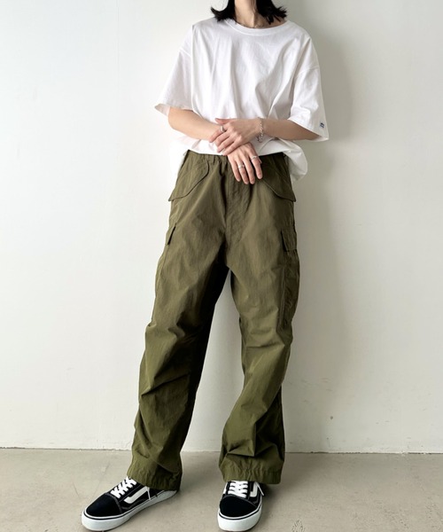 Gerry Cosby（ジェリーコスビー）の「GERRY cosby(ジェリーコスビー)/別注 半袖 ワッペン Tシャツ（Tシャツ/カットソー・レディース・ブラック/ネイビー/ホワイト/グリーン・M/L/XL）」の20枚目の写真