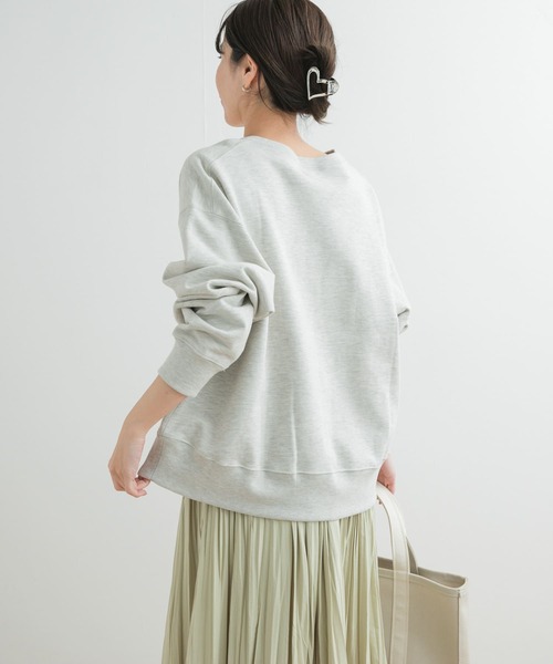 URBAN RESEARCH DOORS（アーバンリサーチドアーズ）の「スウェットクルーネックプルオーバー（スウェット・レディース・グレー/ブルー系その他/イエロー・MEDIUM）」の6枚目の写真