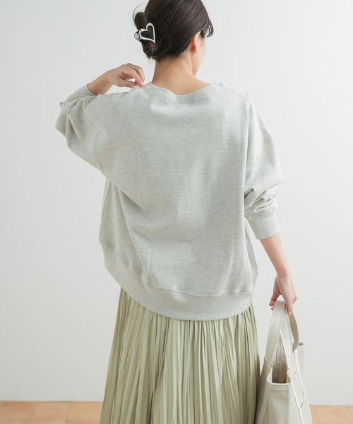 URBAN RESEARCH DOORS（アーバンリサーチドアーズ）の「スウェットクルーネックプルオーバー（スウェット・レディース・グレー/ブルー系その他/イエロー・MEDIUM）」の7枚目の写真