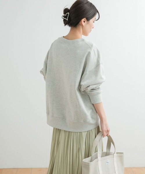 URBAN RESEARCH DOORS（アーバンリサーチドアーズ）の「スウェットクルーネックプルオーバー（スウェット・レディース・グレー/ブルー系その他/イエロー・MEDIUM）」の8枚目の写真