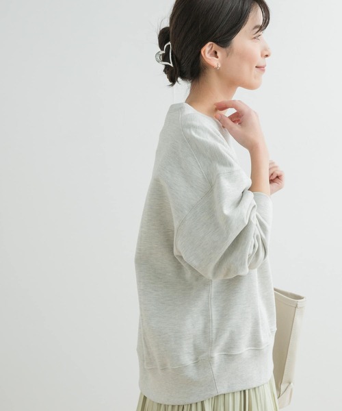 URBAN RESEARCH DOORS（アーバンリサーチドアーズ）の「スウェットクルーネックプルオーバー（スウェット・レディース・グレー/ブルー系その他/イエロー・MEDIUM）」の12枚目の写真