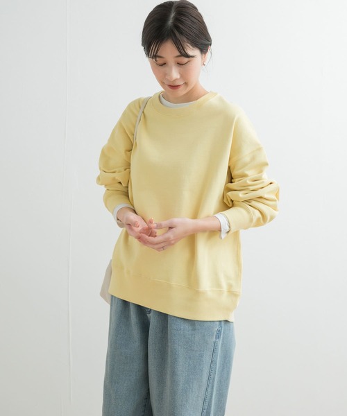 URBAN RESEARCH DOORS（アーバンリサーチドアーズ）の「スウェットクルーネックプルオーバー（スウェット・レディース・グレー/ブルー系その他/イエロー・MEDIUM）」の15枚目の写真