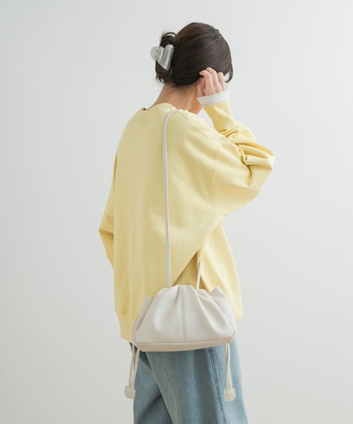 URBAN RESEARCH DOORS（アーバンリサーチドアーズ）の「スウェットクルーネックプルオーバー（スウェット・レディース・グレー/ブルー系その他/イエロー・MEDIUM）」の18枚目の写真