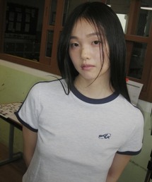 A'GEM/9 × .kom 『AMESWORLDWIDE/アメスワールドワイド』A NUMBERING LINETAPE TEE /ナンバリングラインテープTEE