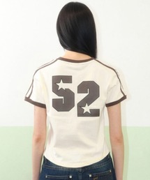 A'GEM/9 × .kom 『AMESWORLDWIDE/アメスワールドワイド』A NUMBERING LINETAPE TEE /ナンバリングラインテープTEE