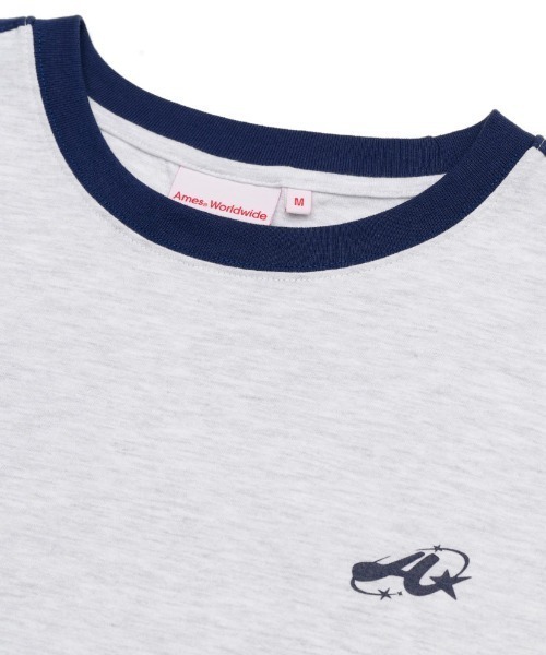 AMESWORLDWIDE(アメスワールドワイド)の「A'GEM/9 × .kom 『AMESWORLDWIDE/アメスワールドワイド』A NUMBERING LINETAPE TEE /ナンバリングラインテープTEE(Tシャツ/カットソー・レディース・アイボリー/ブラック/グレー・S)」の20枚目の写真