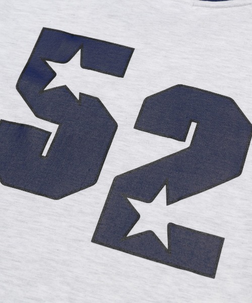 AMESWORLDWIDE(アメスワールドワイド)の「A'GEM/9 × .kom 『AMESWORLDWIDE/アメスワールドワイド』A NUMBERING LINETAPE TEE /ナンバリングラインテープTEE(Tシャツ/カットソー・レディース・アイボリー/ブラック/グレー・S)」の22枚目の写真