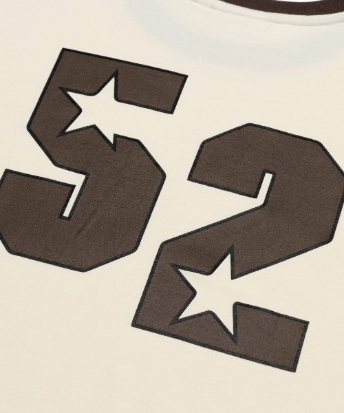 AMESWORLDWIDE(アメスワールドワイド)の「A'GEM/9 × .kom 『AMESWORLDWIDE/アメスワールドワイド』A NUMBERING LINETAPE TEE /ナンバリングラインテープTEE(Tシャツ/カットソー・レディース・アイボリー/ブラック/グレー・S)」の11枚目の写真