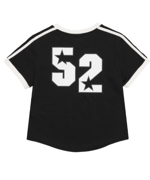 AMESWORLDWIDE(アメスワールドワイド)の「A'GEM/9 × .kom 『AMESWORLDWIDE/アメスワールドワイド』A NUMBERING LINETAPE TEE /ナンバリングラインテープTEE(Tシャツ/カットソー・レディース・アイボリー/ブラック/グレー・S)」の13枚目の写真