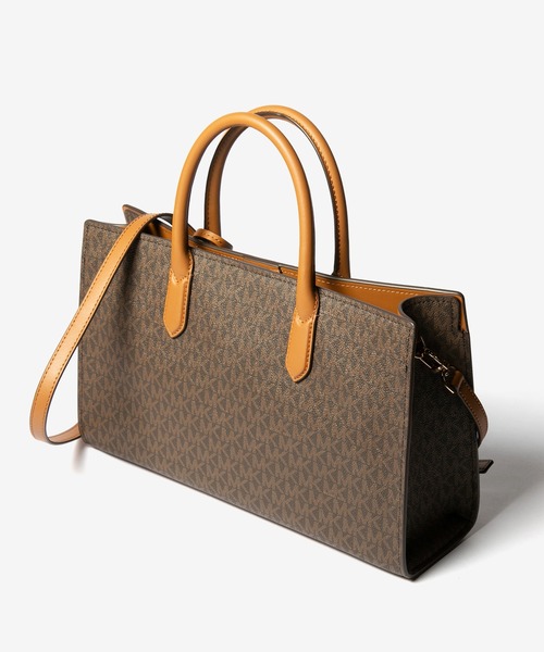 すぐ届く【Michael Kors】MKシグネチャー SCARLETT ミディアム SCARLETT(スカーレット) サッチェル ミディアム - MK