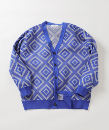 417 EDIFICE | タイルパターン ジガラ カーディガン(カーディガン/ボレロ)