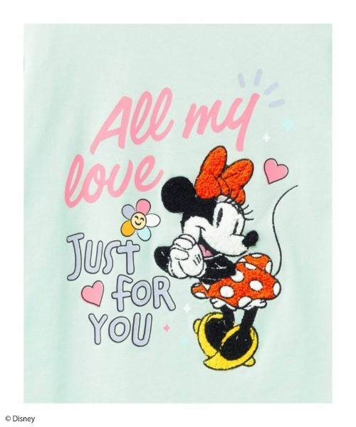 Disney(ディズニー)の「Disney サガラ刺繍Tシャツ(Tシャツ/カットソー・キッズ・ブラック/ネイビー/ミント・110/120/130/140/150/160/100)」の10枚目の写真