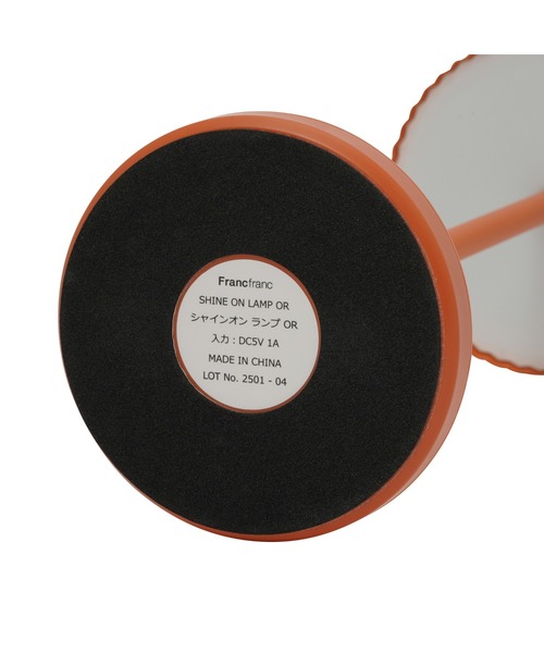 Francfranc（フランフラン）の「シャインオン ランプ オレンジ（照明・レディース・オレンジ・FREE）」の7枚目の写真