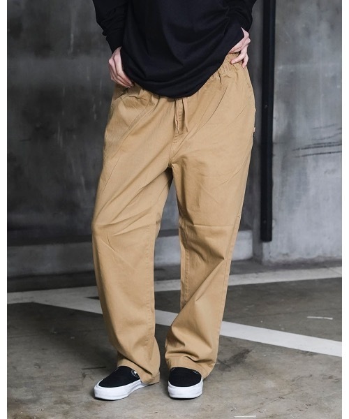 ELEMENT(エレメント)の「ELEMENT メンズ SHOD PANTS STD ロングパンツ 【2025年春夏モデル】/エレメントウエストゴムストレッチワイドパンツ(その他パンツ・メンズ・ブラック系その他/ブラック/グレー系その他/ベージュ/インディゴブルー・MEDIUM/LARGE/X-LARGE)」の4枚目の写真