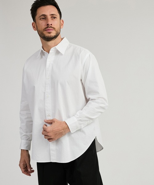 雪の豪奢 セール】Gould Twill Shirt（シャツ/ブラウス）｜Saturdays LS メンズウェア