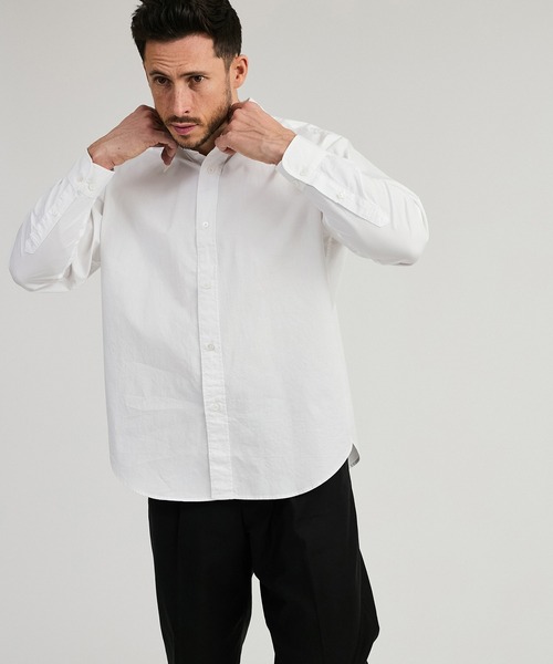 Saturdays New York City ホワイトシャツ M セール】Gould Twill LS Shirt（シャツ/ブラウス）｜Saturdays