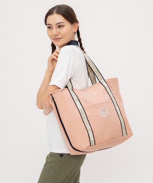 le coq sportif(ルコックスポルティフ)の「トートバッグ(サイズ調整機能付き)(トートバッグ・メンズ・ベージュ系その他/ネイビー系2/ピンク系・F)」の3枚目の写真