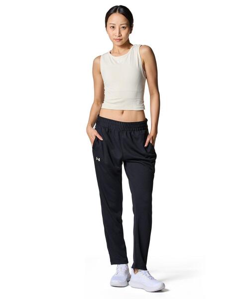 UNDER ARMOUR（アンダーアーマー）の「UAトラックパンツ（トレーニング/レディース）（その他パンツ・レディース・ブラック・S/M/L/XL）」の3枚目の写真