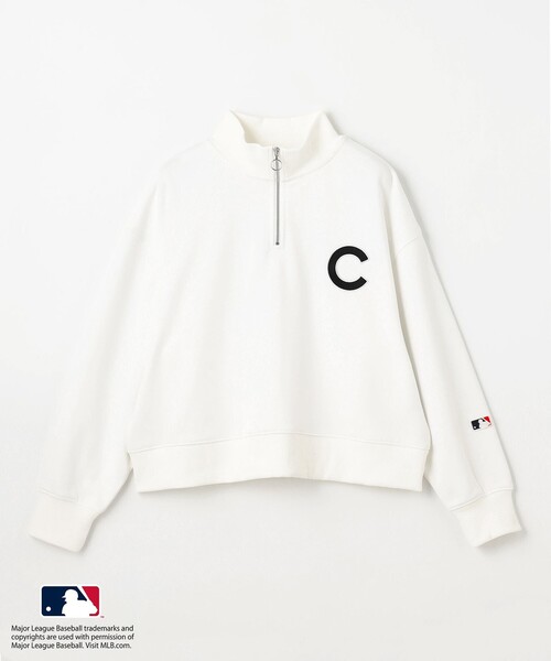 ANY(エニィ)の「MLB/メジャーリーグベースボール ジップスウェット(Tシャツ/カットソー・レディース・ブルー系/ホワイト系/ライトグレー系・4)」の11枚目の写真