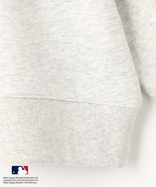 ANY(エニィ)の「MLB/メジャーリーグベースボール ジップスウェット(Tシャツ/カットソー・レディース・ブルー系/ホワイト系/ライトグレー系・4)」の18枚目の写真