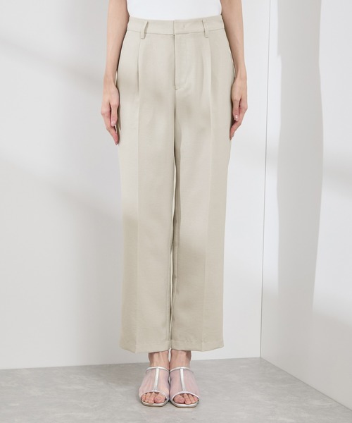 ROPE' PICNIC（ロペピクニック）の「【吸水速乾・防シワ】エフォートレスリラックススティックパンツ/通勤・セットアップ対応（その他パンツ・レディース・ベージュ/チャコールグレー/ライトグレー・40/38/36）」の22枚目の写真