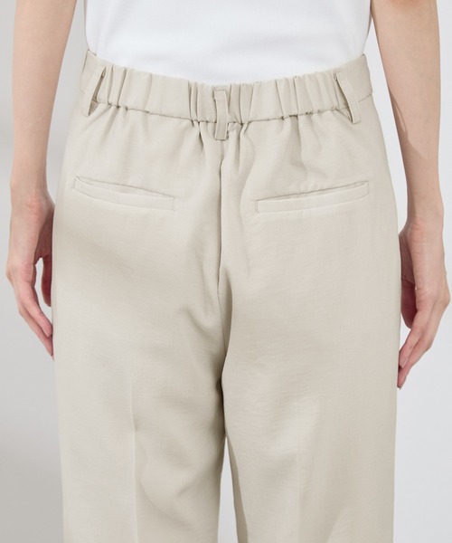 ROPE' PICNIC（ロペピクニック）の「【吸水速乾・防シワ】エフォートレスリラックススティックパンツ/通勤・セットアップ対応（その他パンツ・レディース・ベージュ/チャコールグレー/ライトグレー・40/38/36）」の15枚目の写真