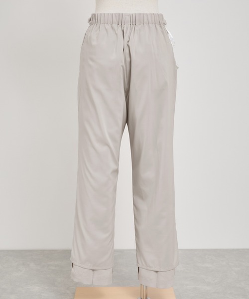 ROPE' PICNIC（ロペピクニック）の「【吸水速乾・防シワ】エフォートレスリラックススティックパンツ/通勤・セットアップ対応（その他パンツ・レディース・ベージュ/チャコールグレー/ライトグレー・40/38/36）」の7枚目の写真