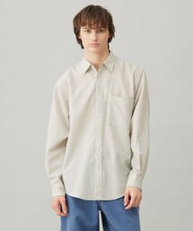 コットンライク レギュラーカラー シャツ