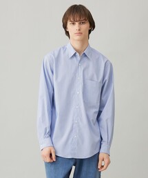 コットンライク レギュラーカラー シャツ