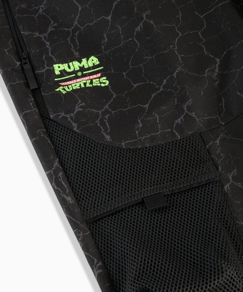 PUMA（プーマ）の「PUMA HOOPS x TMNT Relaxed Cargo Pants（プーマ フープス x ティーンエイジ・ミュータント・ニンジャ・タートルズ リラックス カーゴパンツ）（カーゴパンツ・メンズ・グリーン系/ブラック系・MEDIUM/LARGE/X-LARGE）」の6枚目の写真