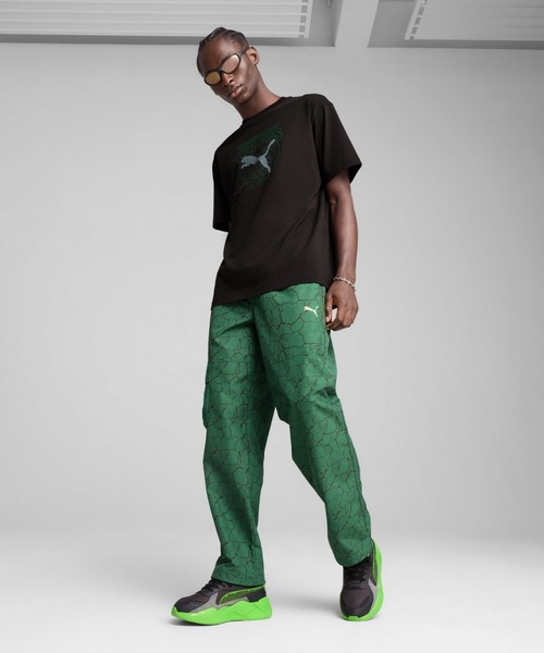PUMA（プーマ）の「PUMA HOOPS x TMNT Relaxed Cargo Pants（プーマ フープス x ティーンエイジ・ミュータント・ニンジャ・タートルズ リラックス カーゴパンツ）（カーゴパンツ・メンズ・グリーン系/ブラック系・MEDIUM/LARGE/X-LARGE）」の11枚目の写真