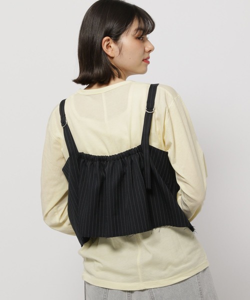 【nikosensei】ビスチェのみ ショップニコニコ ShopNikoNiko かぎ編み ニットビスチェ ma