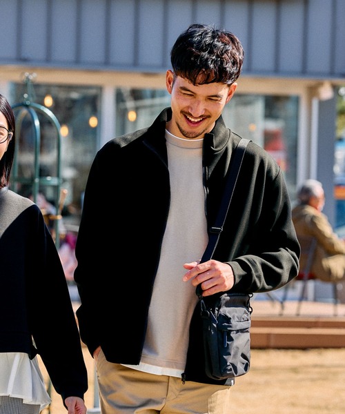 FOUND GOOD（ファウンドグッド）の「ダンボールZIPBZ（ブルゾン・メンズ・ブラック/ネイビー/グレー系5・S/XL/M/L）」の2枚目の写真