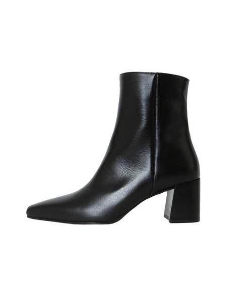 DRESSLAVE（ドレスレイブ）の「Flattered / GILL(ギルレザーブラック サイドジップレザーショートブーツ)（ブーツ・レディース・ブラック・38/37）」の6枚目の写真